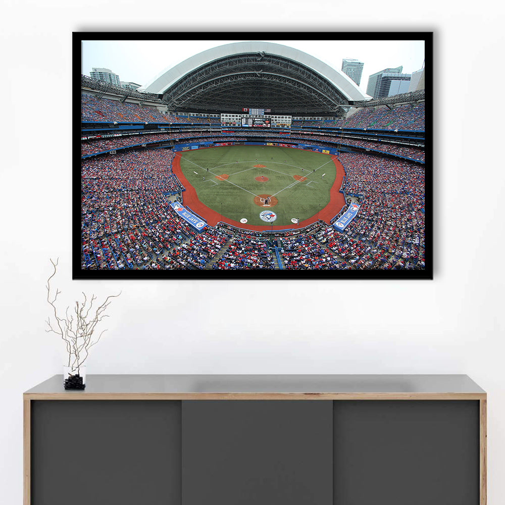 Rogers Centre in Canada, Stadium Canvas, Sport Art, Gift for him, Framed Art Print Wall Decor, Picture Framed
