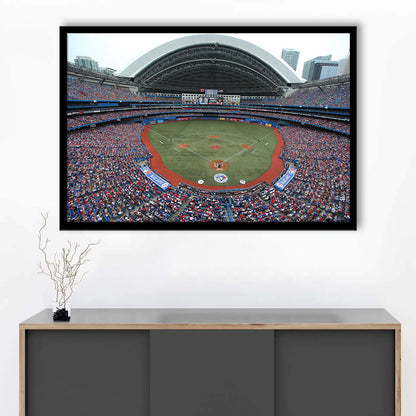 Rogers Centre in Canada, Stadium Canvas, Sport Art, Gift for him, Framed Art Print Wall Decor, Picture Framed