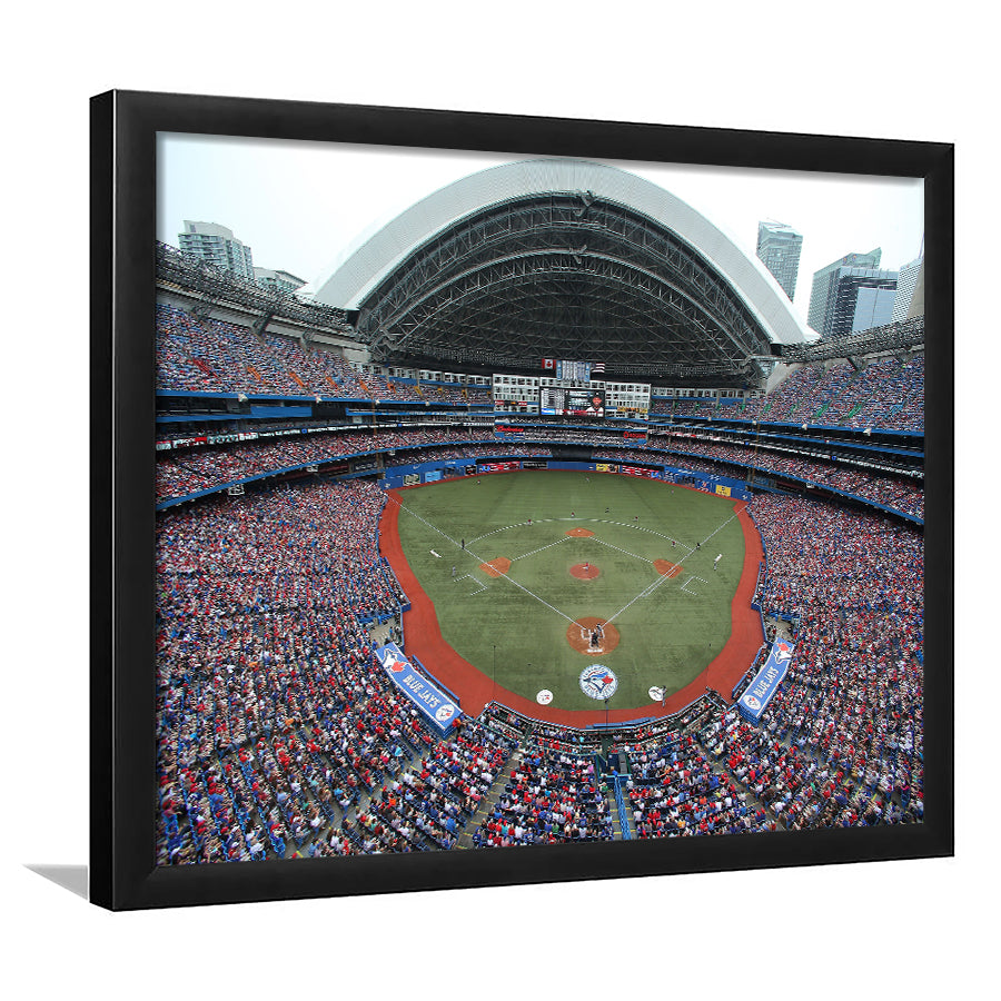 Rogers Centre in Canada, Stadium Canvas, Sport Art, Gift for him, Framed Art Print Wall Decor, Picture Framed