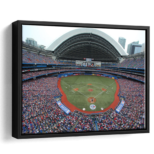 Rogers Centre in Canada, Stadium Canvas, Sport Art, Framed Canvas Print Wall Art, Floating Frame