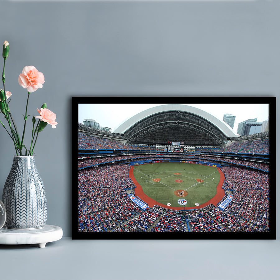 Rogers Centre in Canada, Stadium Canvas, Sport Art, Gift for him, Framed Art Print Wall Decor, Picture Framed