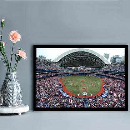 Rogers Centre in Canada, Stadium Canvas, Sport Art, Gift for him, Framed Art Print Wall Decor, Picture Framed