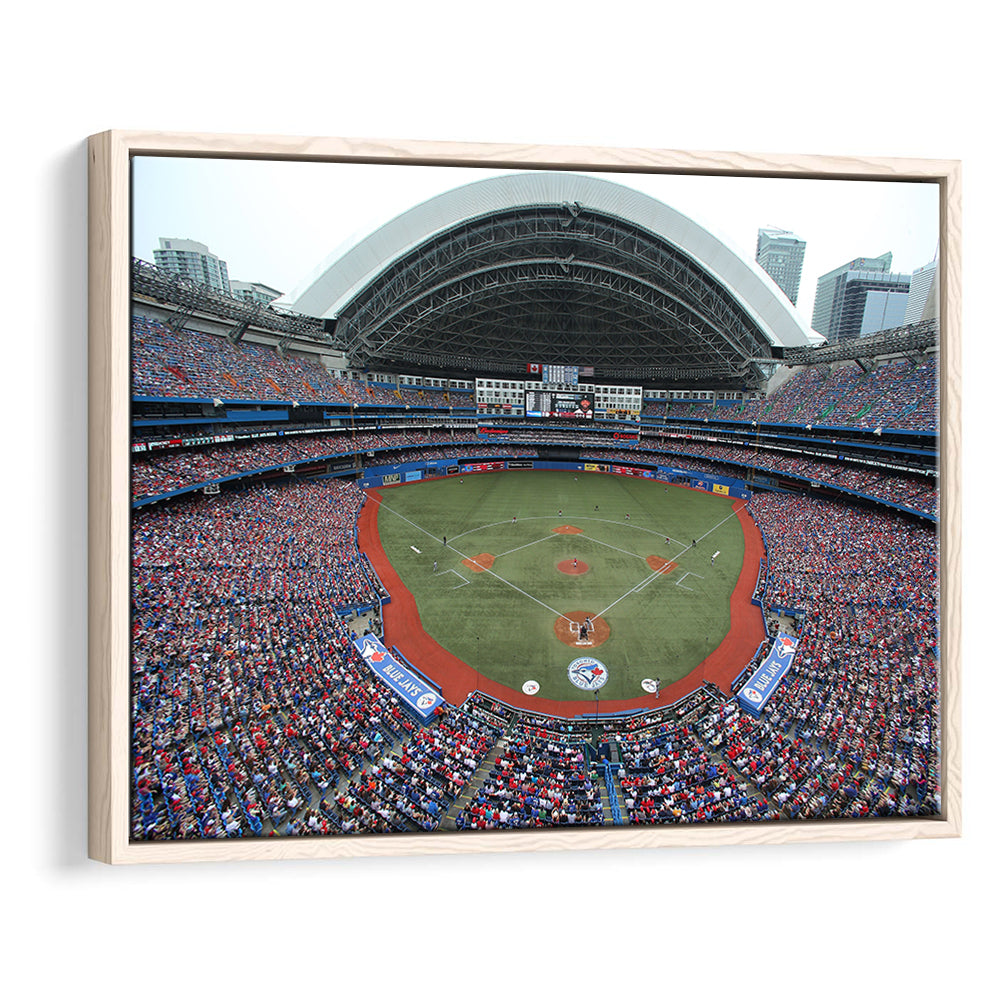 Rogers Centre in Canada, Stadium Canvas, Sport Art, Framed Canvas Print Wall Art, Floating Frame