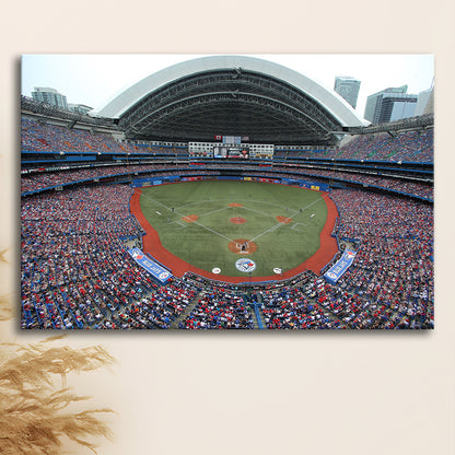 Rogers Centre in Canada, Stadium Canvas, Sport Art, Gift for him, Man Cave Decor, Art Print, Canvas Print Wall Art