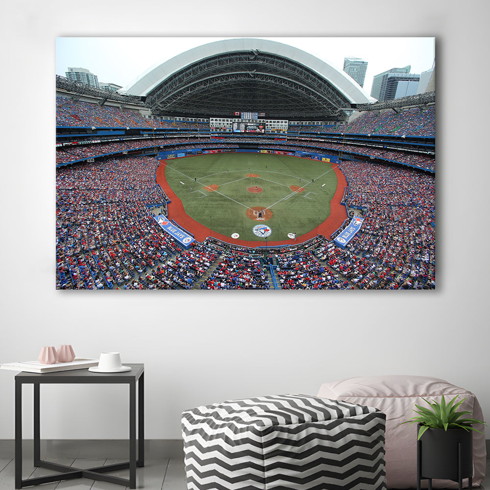 Rogers Centre in Canada, Stadium Canvas, Sport Art, Gift for him, Man Cave Decor, Art Print, Canvas Print Wall Art
