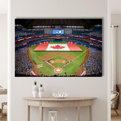 Rogers Centre in Toronto, Stadium Canvas, Sport Art, Gift for him, Man Cave Decor, Art Print, Canvas Print Wall Art