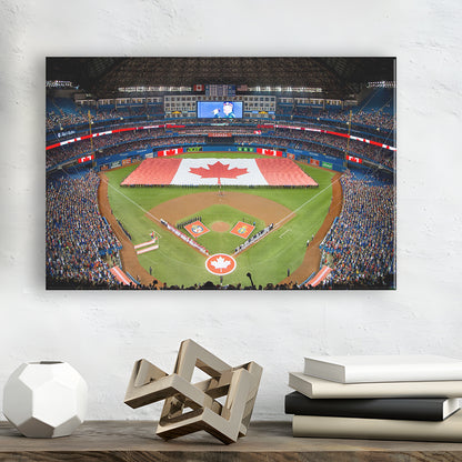 Rogers Centre in Toronto, Stadium Canvas, Sport Art, Gift for him, Man Cave Decor, Art Print, Canvas Print Wall Art