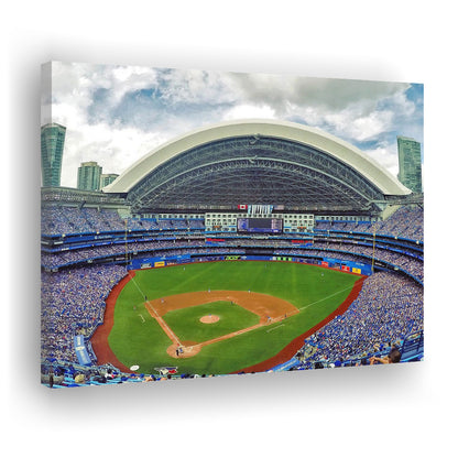 Rogers Stadium Aerial View, Stadium Canvas, Sport Art, Gift for him, Man Cave Decor, Art Print, Canvas Print Wall Art