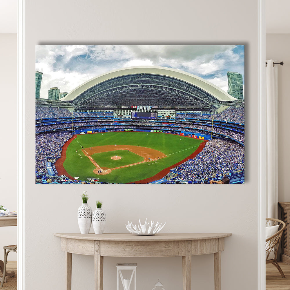 Rogers Stadium Aerial View, Stadium Canvas, Sport Art, Gift for him, Man Cave Decor, Art Print, Canvas Print Wall Art
