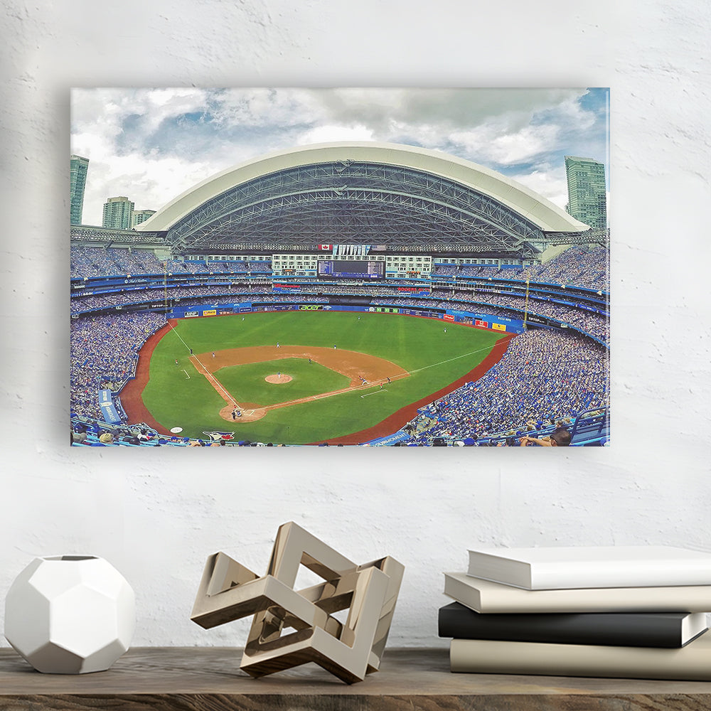 Rogers Stadium Aerial View, Stadium Canvas, Sport Art, Gift for him, Man Cave Decor, Art Print, Canvas Print Wall Art