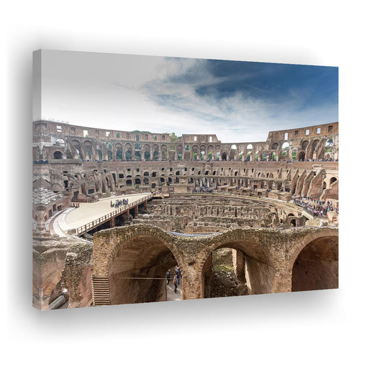 Rome Colosseum, Stadium Canvas, Sport Art, Gift for him, Man Cave Decor, Art Print, Canvas Print Wall Art