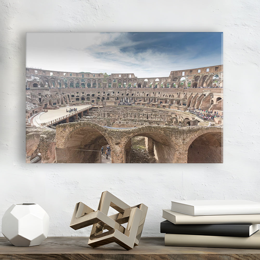Rome Colosseum, Stadium Canvas, Sport Art, Gift for him, Man Cave Decor, Art Print, Canvas Print Wall Art