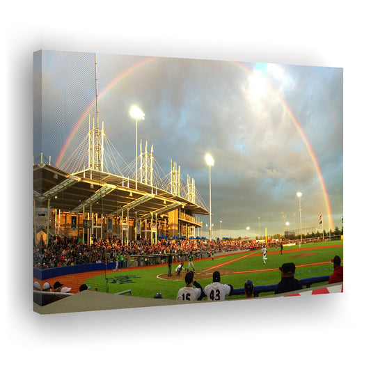 Ron Tonkin Field, Stadium Canvas, Sport Art, Gift for him, Man Cave Decor, Art Print, Canvas Print Wall Art