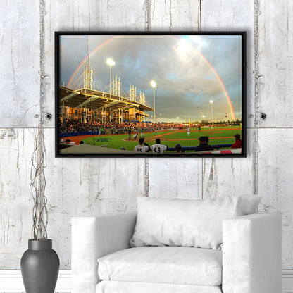 Ron Tonkin Field, Stadium Canvas, Sport Art, Framed Canvas Print Wall Art, Floating Frame