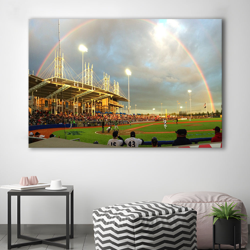 Ron Tonkin Field, Stadium Canvas, Sport Art, Gift for him, Man Cave Decor, Art Print, Canvas Print Wall Art