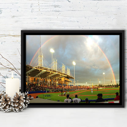 Ron Tonkin Field, Stadium Canvas, Sport Art, Framed Canvas Print Wall Art, Floating Frame