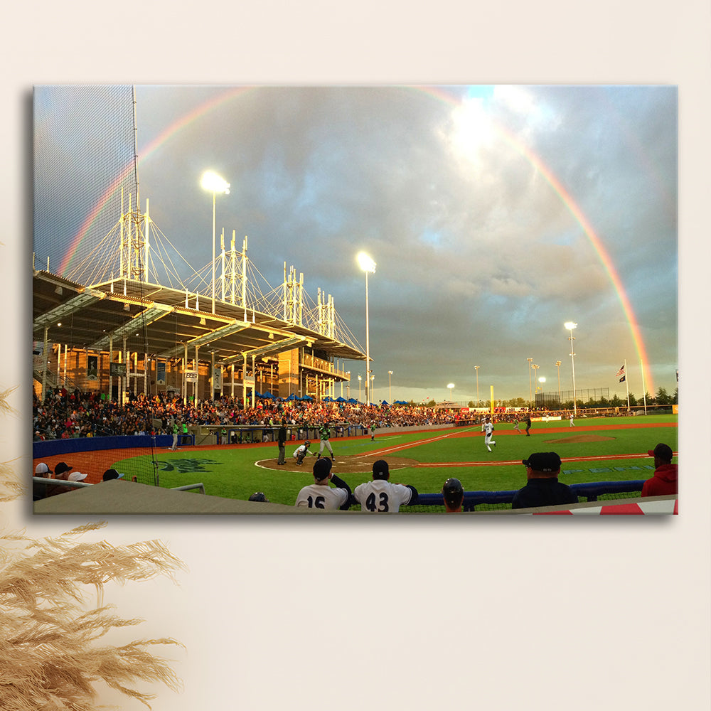 Ron Tonkin Field, Stadium Canvas, Sport Art, Gift for him, Man Cave Decor, Art Print, Canvas Print Wall Art
