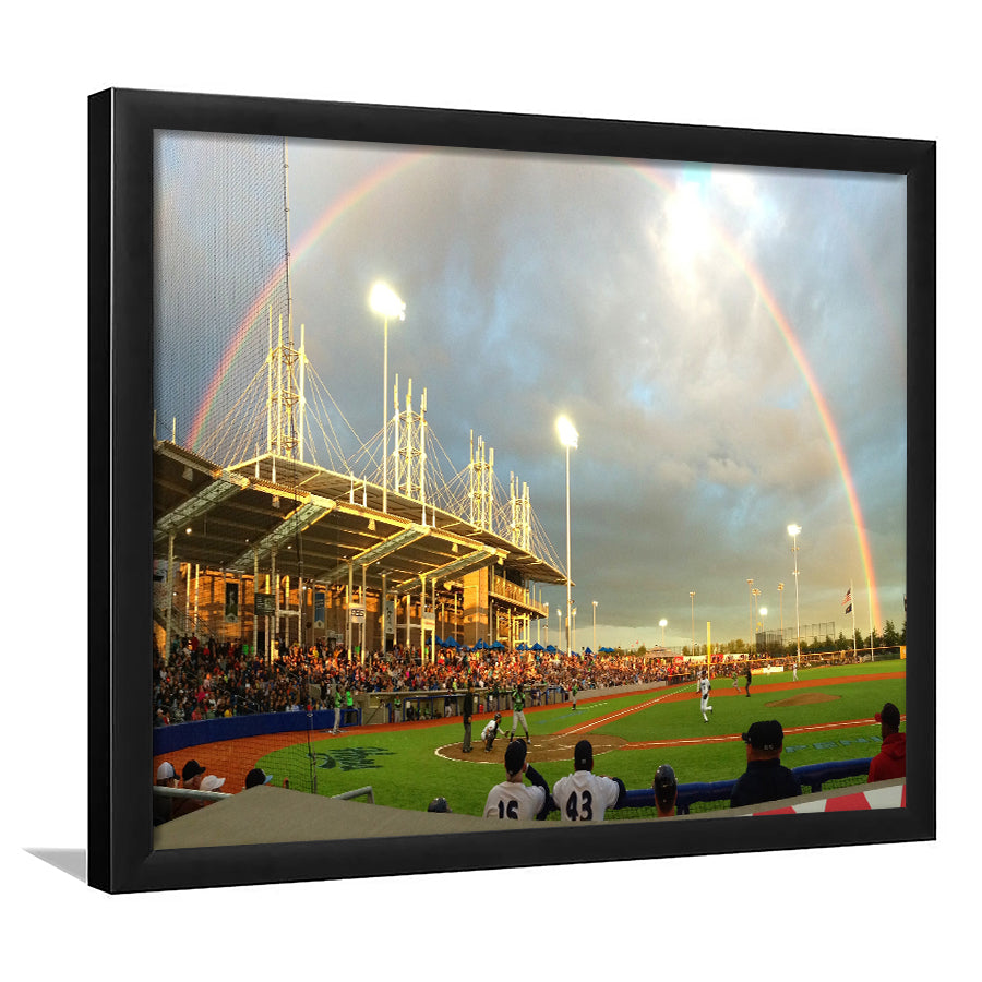 Ron Tonkin Field, Stadium Canvas, Sport Art, Gift for him, Framed Art Print Wall Decor, Picture Framed