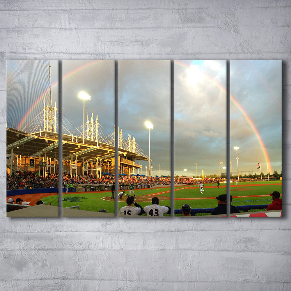 Ron Tonkin Field, Stadium Canvas, Sport Art, 5 Panel B, Extra Large Canvas, Canvas Print Wall Art