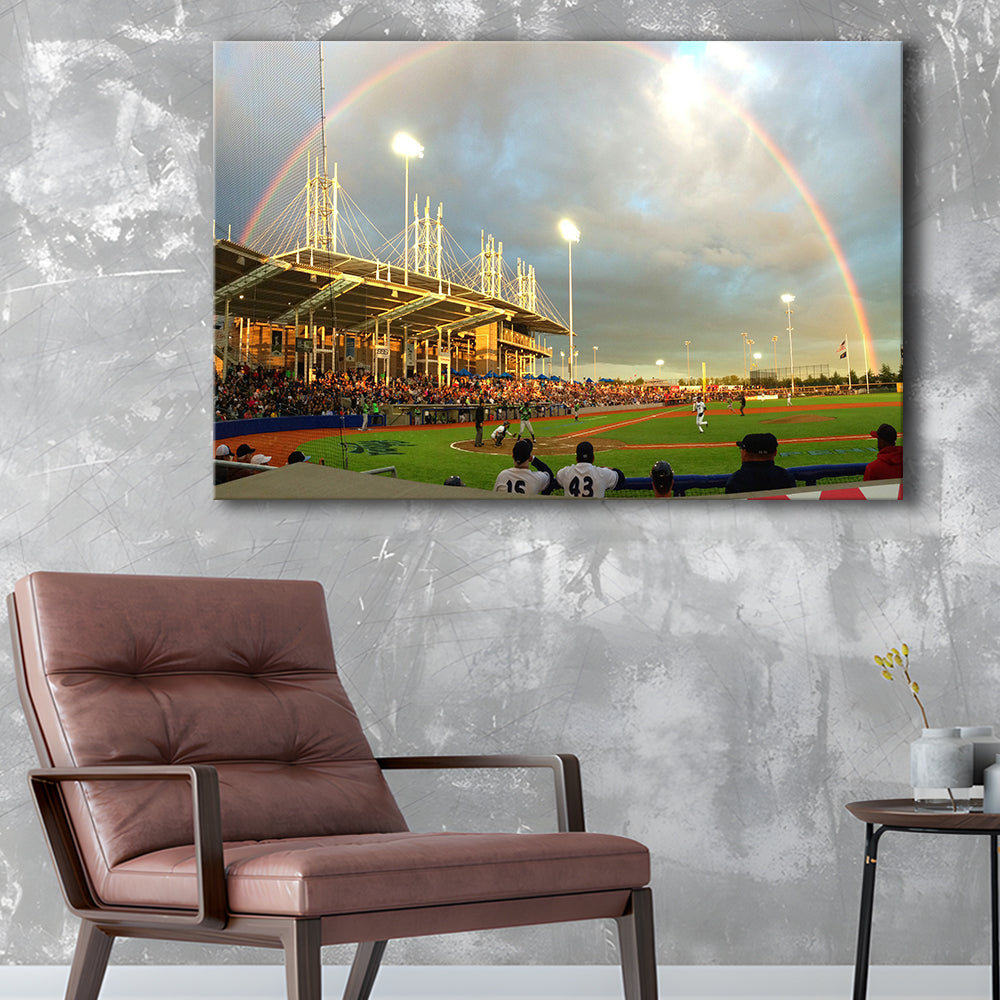 Ron Tonkin Field, Stadium Canvas, Sport Art, Gift for him, Man Cave Decor, Art Print, Canvas Print Wall Art