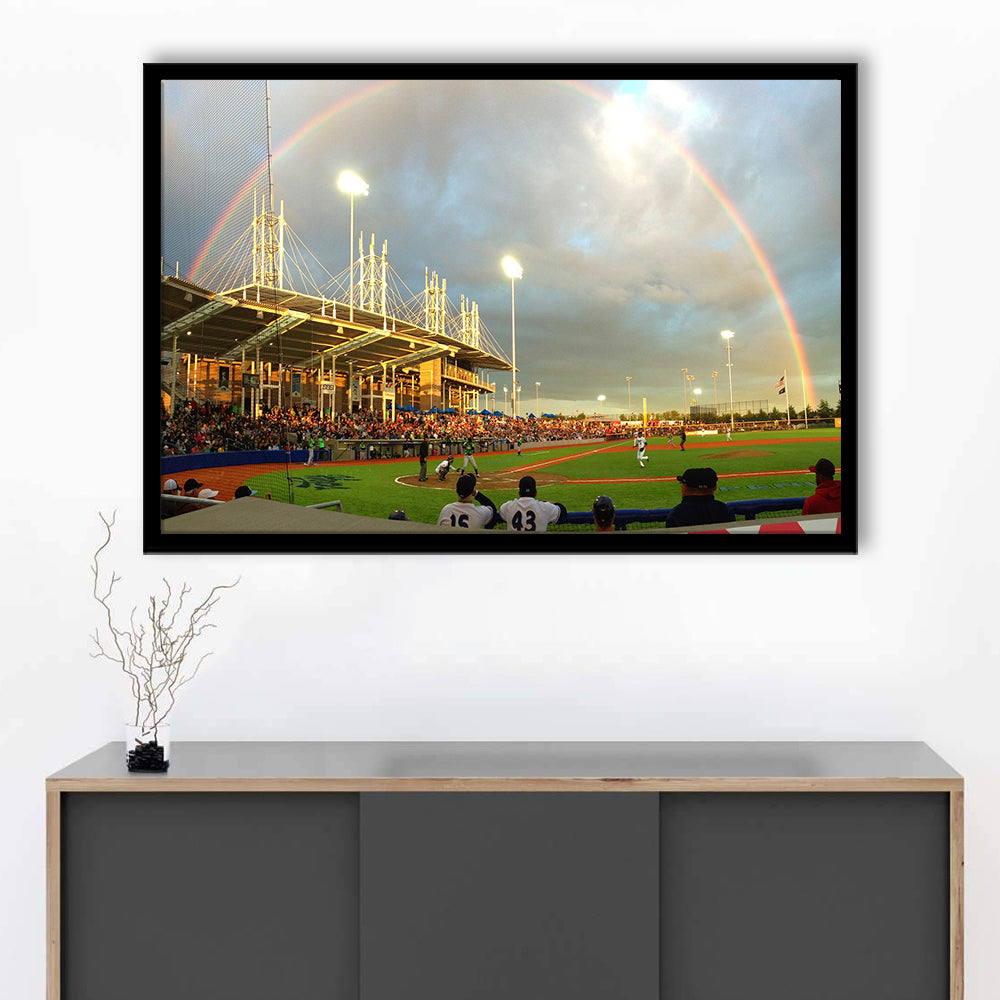 Ron Tonkin Field, Stadium Canvas, Sport Art, Gift for him, Framed Art Print Wall Decor, Picture Framed