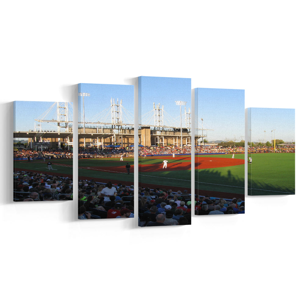 Ron Tonkin Field Stadium, Stadium Canvas, Sport Art, Gift for him, 5 Panel, Large Canvas, Canvas Print Wall Art