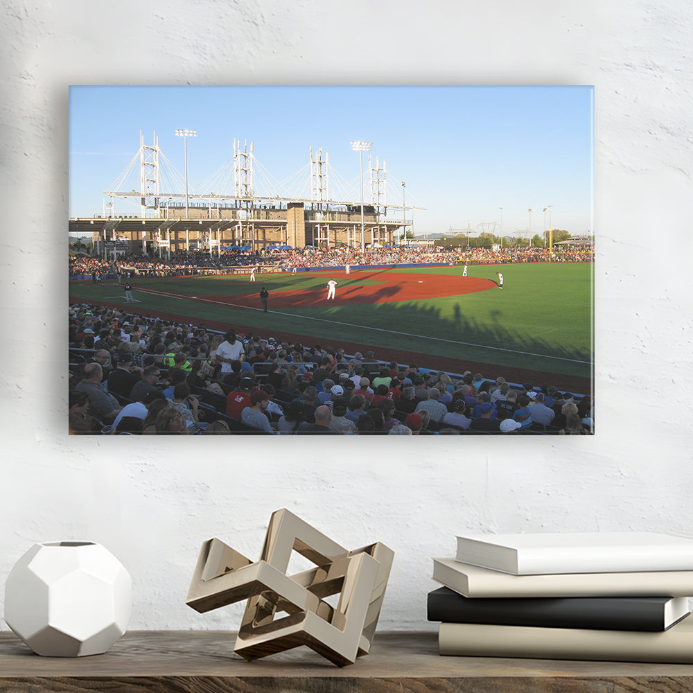 Ron Tonkin Field Stadium, Stadium Canvas, Sport Art, Gift for him, Man Cave Decor, Art Print, Canvas Print Wall Art