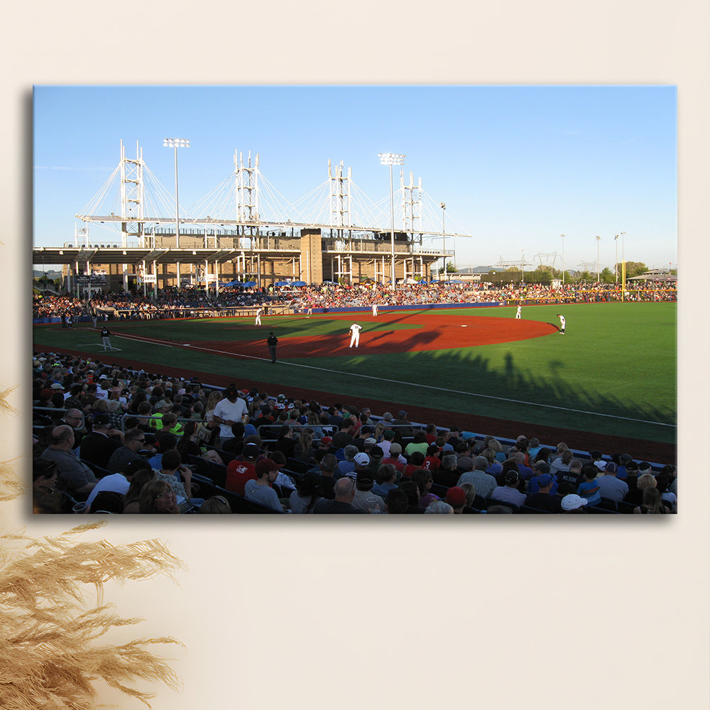 Ron Tonkin Field Stadium, Stadium Canvas, Sport Art, Gift for him, Man Cave Decor, Art Print, Canvas Print Wall Art