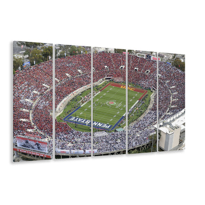 Rose Bowl Aerial View, Stadium Canvas, Sport Art, 5 Panel B, Extra Large Canvas, Canvas Print Wall Art