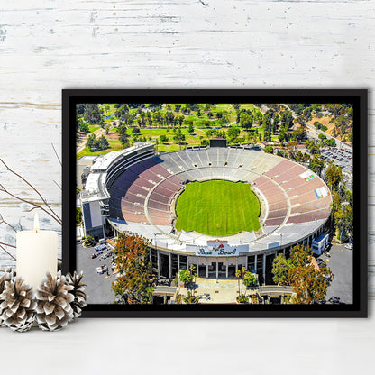Rose Bowl, Stadium Canvas, Sport Art, Framed Canvas Print Wall Art, Floating Frame
