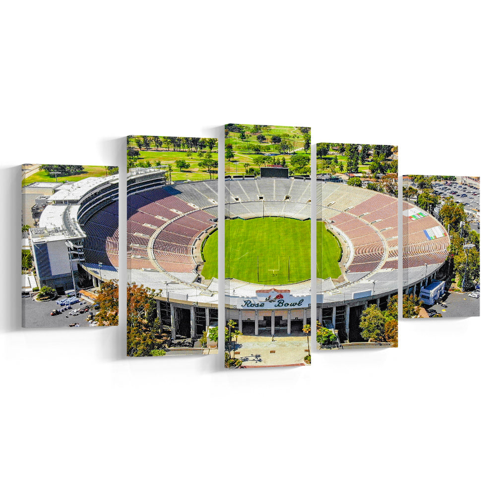 Rose Bowl, Stadium Canvas, Sport Art, Gift for him, 5 Panel, Large Canvas, Canvas Print Wall Art
