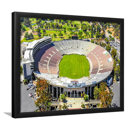 Rose Bowl, Stadium Canvas, Sport Art, Gift for him, Framed Art Print Wall Decor, Picture Framed