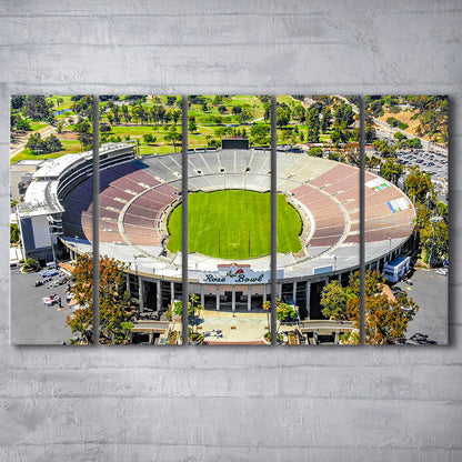 Rose Bowl, Stadium Canvas, Sport Art, 5 Panel B, Extra Large Canvas, Canvas Print Wall Art