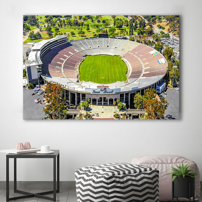 Rose Bowl, Stadium Canvas, Sport Art, Gift for him, Man Cave Decor, Art Print, Canvas Print Wall Art