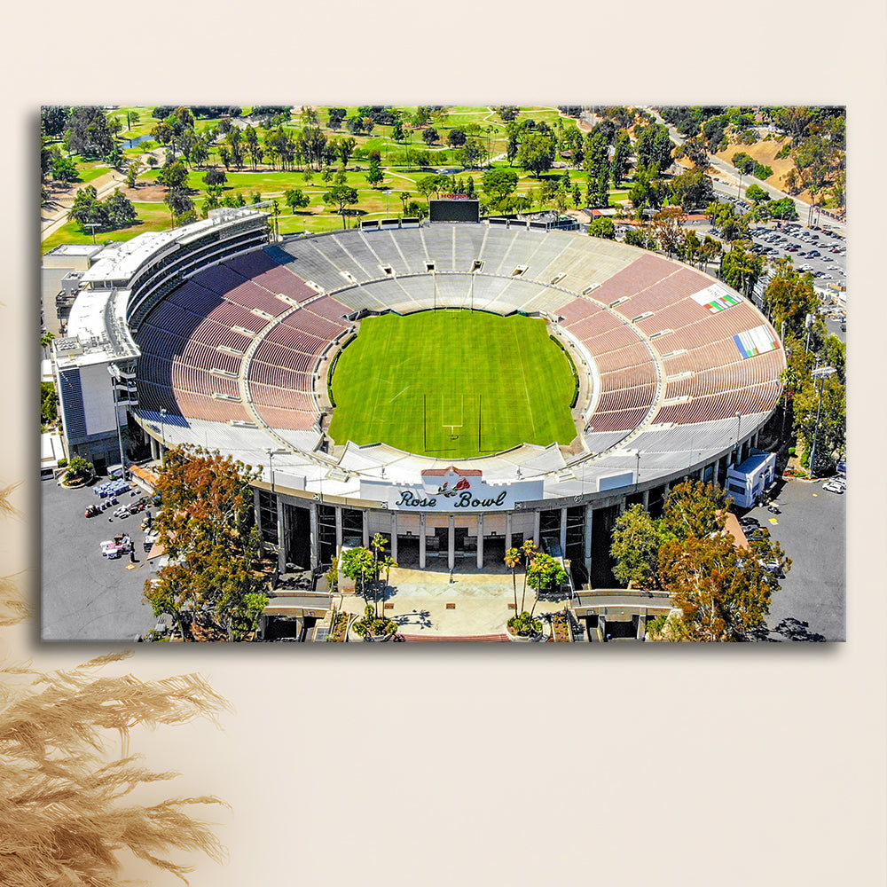 Rose Bowl, Stadium Canvas, Sport Art, Gift for him, Man Cave Decor, Art Print, Canvas Print Wall Art