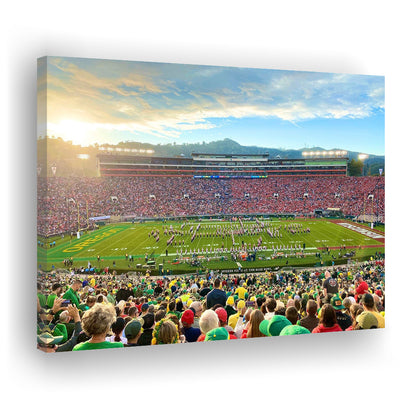 Rose Bowl in Pasadena, Stadium Canvas, Sport Art, Gift for him, Man Cave Decor, Art Print, Canvas Print Wall Art