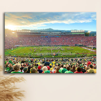 Rose Bowl in Pasadena, Stadium Canvas, Sport Art, Gift for him, Man Cave Decor, Art Print, Canvas Print Wall Art