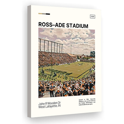 Ross Ade Stadium Print, Purdue Boilermakers Stadium Canvas Art, Fan Gifts, Sport Art, Canvas Print Wall Art