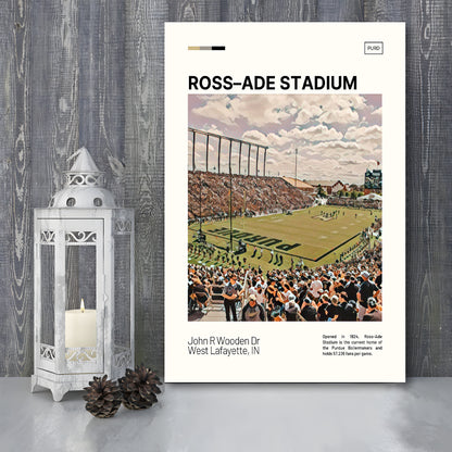 Ross Ade Stadium Print, Purdue Boilermakers Stadium Canvas Art, Fan Gifts, Sport Art, Canvas Print Wall Art