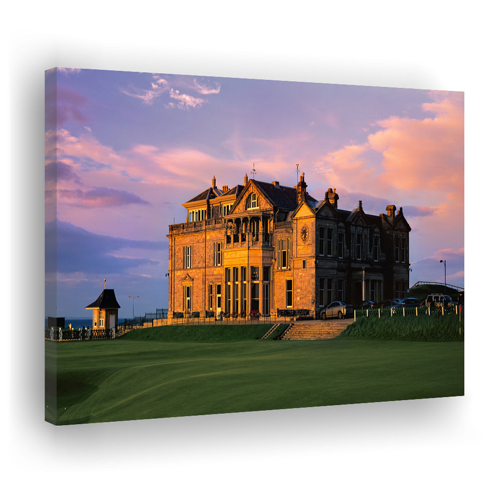 Royal & Ancient Golf, 18Th Green Of The Old Course, St Andrews, Scotland, Golf Art Print