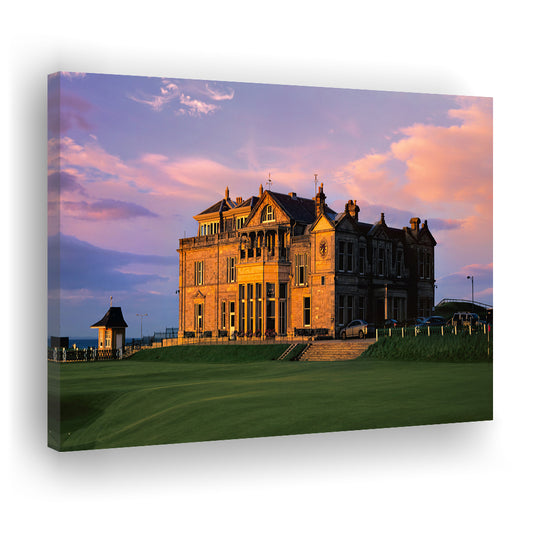 Royal & Ancient Golf, 18Th Green Of The Old Course, St Andrews, Scotland, Golf Art Print