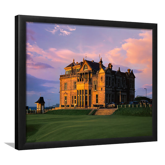 Royal & Ancient Golf, 18Th Green Of The Old Course, St Andrews, Scotland, Framed Art Print Wall Decor, Picture Framed