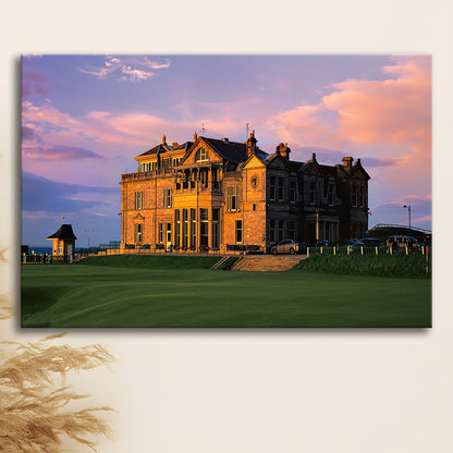 Royal & Ancient Golf, 18Th Green Of The Old Course, St Andrews, Scotland, Golf Art Print