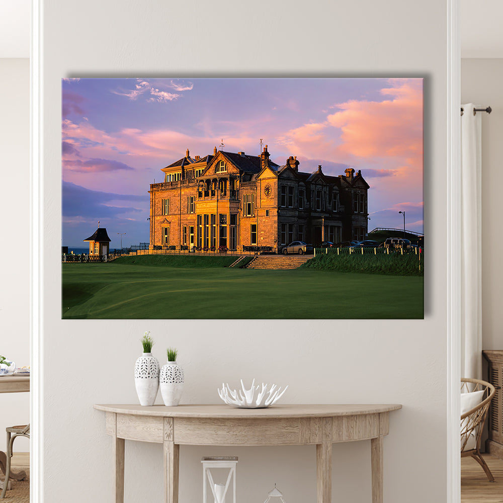Royal & Ancient Golf, 18Th Green Of The Old Course, St Andrews, Scotland, Golf Art Print