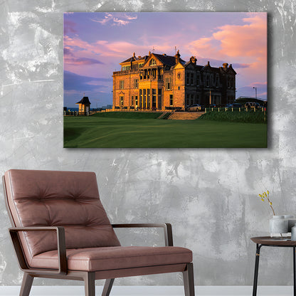 Royal & Ancient Golf, 18Th Green Of The Old Course, St Andrews, Scotland, Golf Art Print