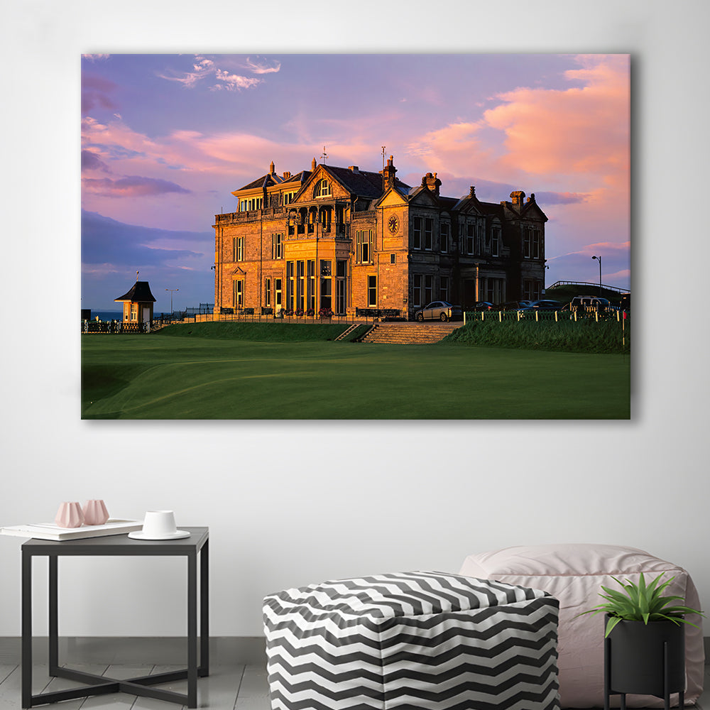 Royal & Ancient Golf, 18Th Green Of The Old Course, St Andrews, Scotland, Golf Art Print