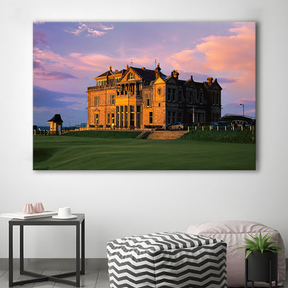 Royal & Ancient Golf, 18Th Green Of The Old Course, St Andrews, Scotland, Golf Art Print