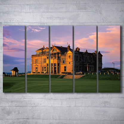 Royal & Ancient Golf, 18Th Green Of The Old Course, St Andrews, Scotland, Extra Large Canvas Print Wall Art