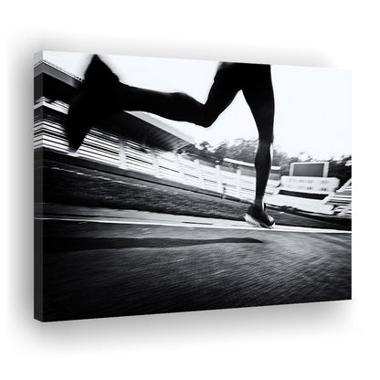 Running Wall Art, Sports Decor Art, Motivational Art, Sports Wall Art Extra Large Canvas, Cavas Print Wall Art Hom Decor