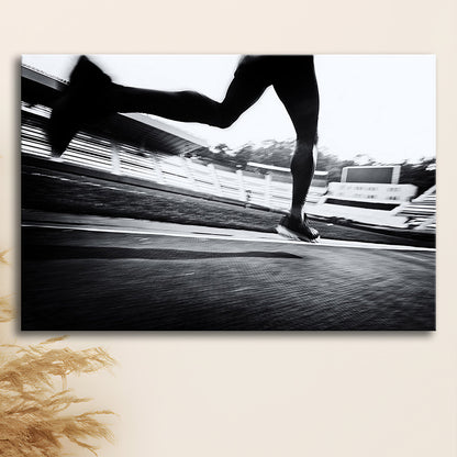 Running Wall Art, Sports Decor Art, Motivational Art, Sports Wall Art Extra Large Canvas, Cavas Print Wall Art Hom Decor